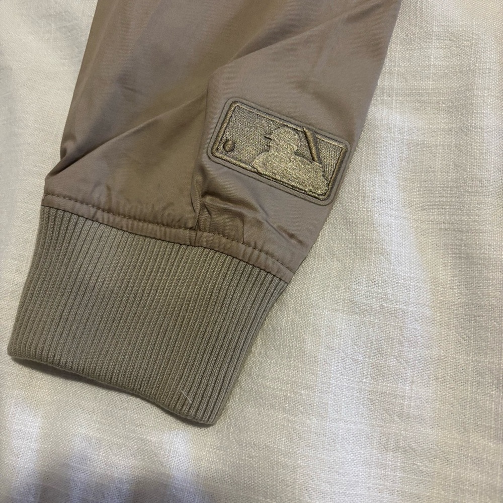 Pro Standard Texas Rangers Neutral Bomber Jacket - Picture 5 of 12